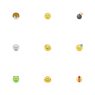 Pidgin 'Old' Tango Smilies icon sets preview