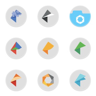 Button UI - Google Nik Collection icon sets preview