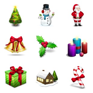 VISTAICO CHRISTMAS icon sets preview