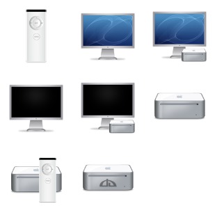 Apple Hardware icon sets preview