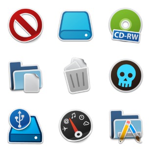 Sticker System icon sets preview