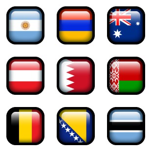 Flag icon sets preview