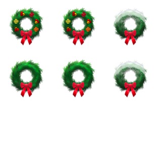 Holiday Wreaths icon sets preview