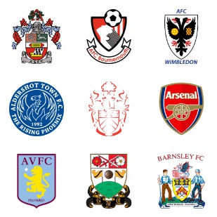 English Football Club icon sets preview