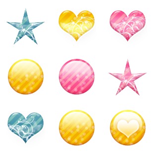 Pink Gold icon sets preview