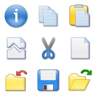 Toolbar icon sets preview