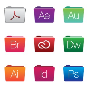 Adobe Folders Style 2 icon sets preview