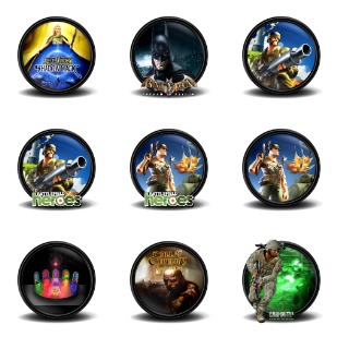 Mega Games Pack 30 icon sets preview