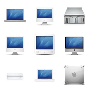 Macintosh icon sets preview