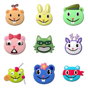 Happy Tree Friends icon sets preview