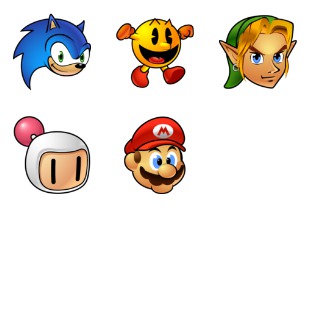 Game Stars icon sets preview