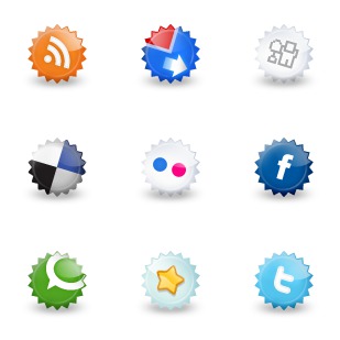 Social icon sets preview