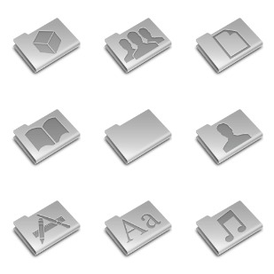 Pry Etched Alu icon sets preview