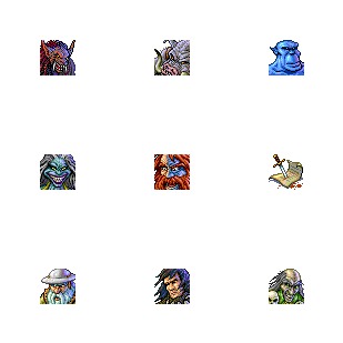 Myth II: Soulblighter icon sets preview