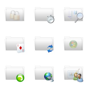 Clarity Folder icon sets preview