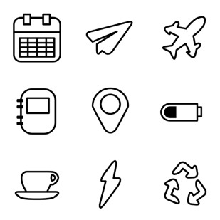 universal 12 icon sets preview