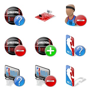 NBA icon sets preview