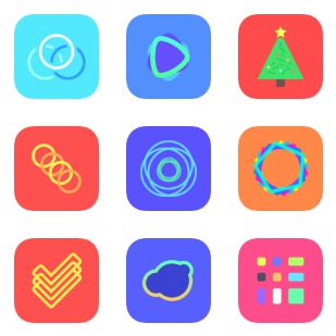 jellycons iOS8 App icon sets preview