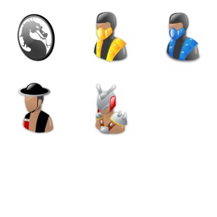 Mortal Kombat icon sets preview