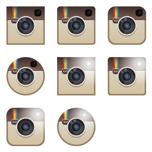 Instagram icon sets preview