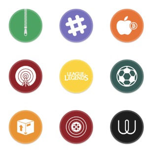 Button UI - Requests #9 icon sets preview