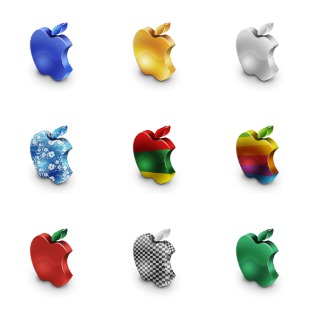 Mac 3D icon sets preview