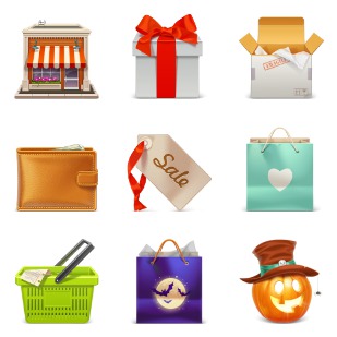 eCommerce icon sets preview