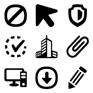 Gentle Edges icon sets preview