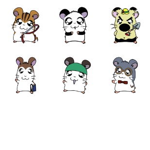 Hamtaro2 icon sets preview