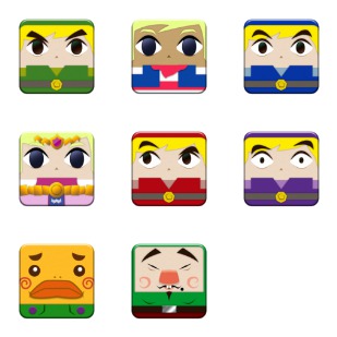 Zelda Blocks VOL. 1 icon sets preview