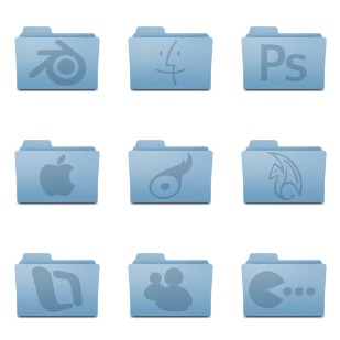 Leopard Extra Folder icon sets preview