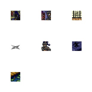 Ninja Girl icon sets preview