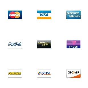 Credit Cards icon sets preview