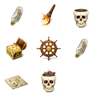 Pirates icon sets preview