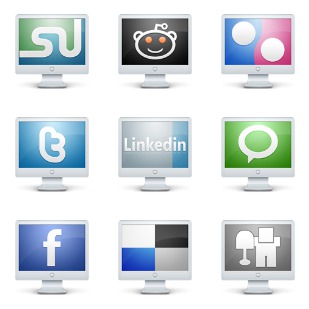 PC Social Media icon sets preview