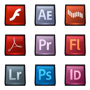 Gloss: Adobe Products icon sets preview