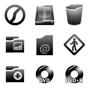 ClearBlack icon sets preview