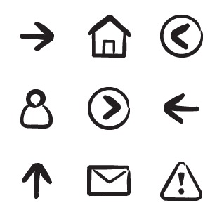 Marker-Style icon sets preview