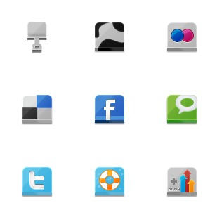 Lontar Social Site Edition icon sets preview