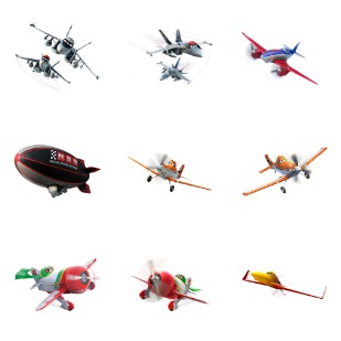 Disney Planes 2013 icon sets preview