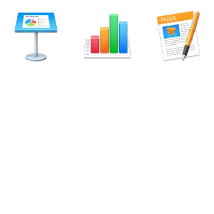 Yosemite iWork icon sets preview