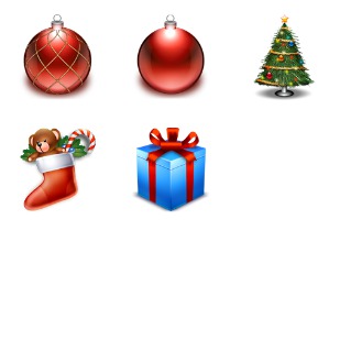 Xmas icon sets preview