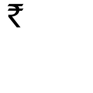 Indian Rupee symbol icon sets preview