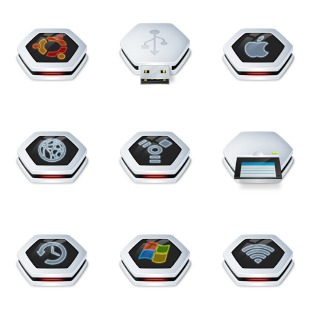 Senary icon sets preview