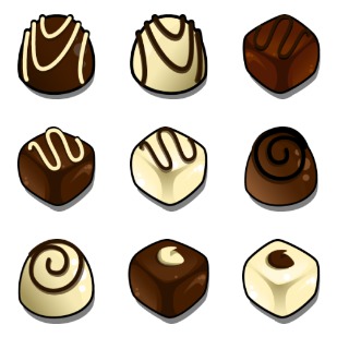 Chocolate icon sets preview