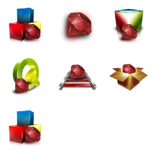 Ruby Programming icon sets preview