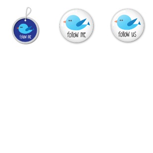 Twitter Buttons icon sets preview