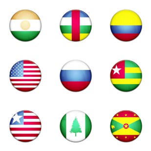 World Flag icon sets preview